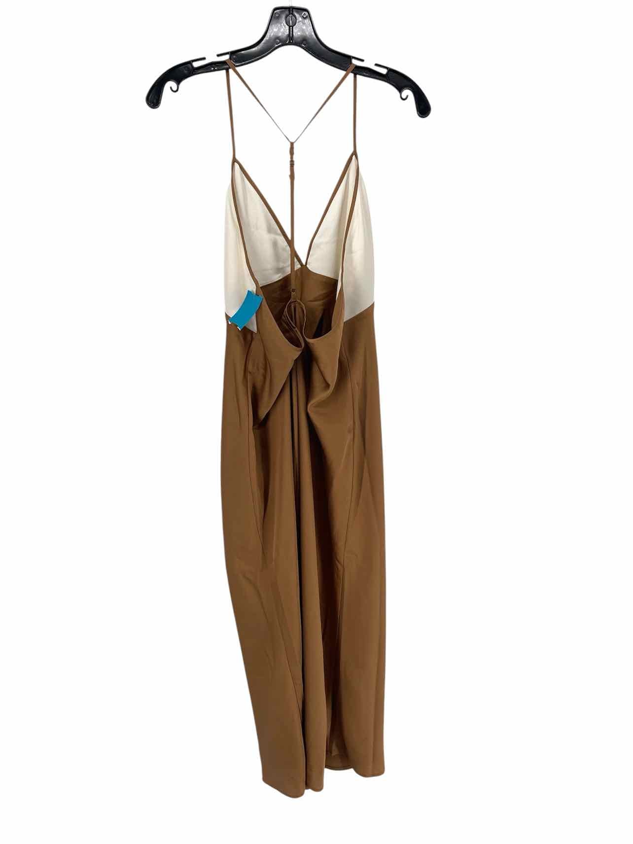 abercrombie Size LARGE Gold polyester 2 TONE Womens Sleeveless Dress –  Better Than Before Consignment