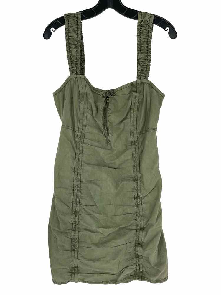 pilcro green dress Size LARGE cotton NWT Womens Sleeveless – Better Than Before Consignment fringe_tassel_dress