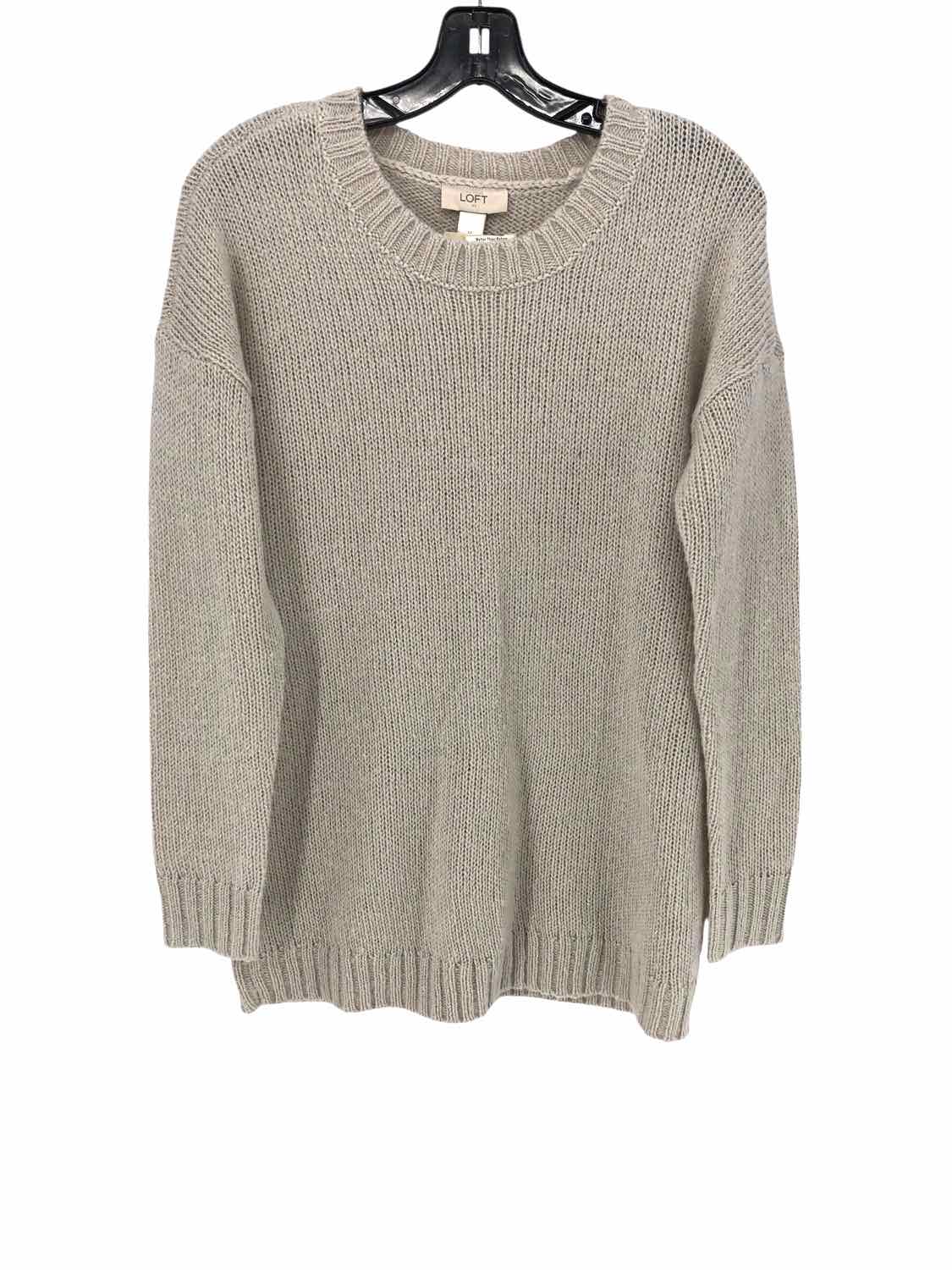 Loft gray sweater best sale